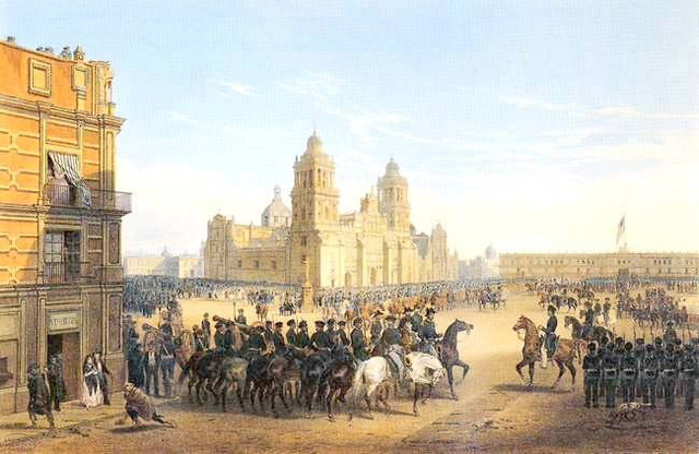 The U.S wins the battle of Mexico City