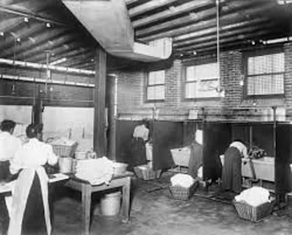 Public baths opened in Baltimore.