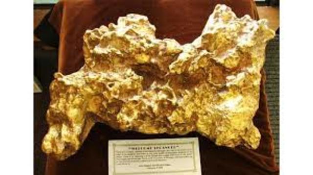 The first gold nugget