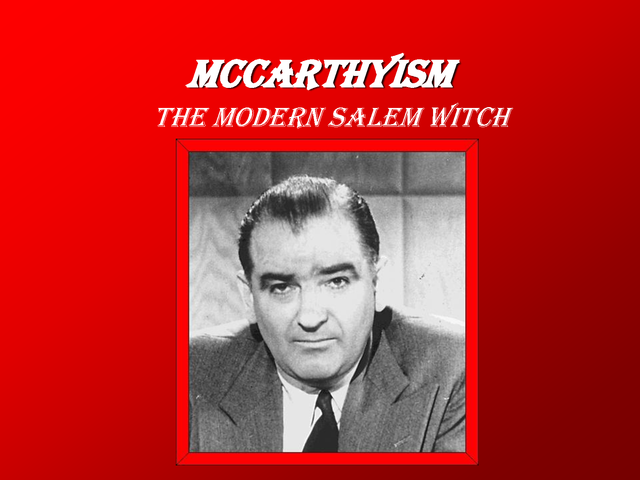 McCarthyism starts
