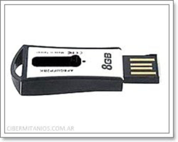 memoria USB reciclable