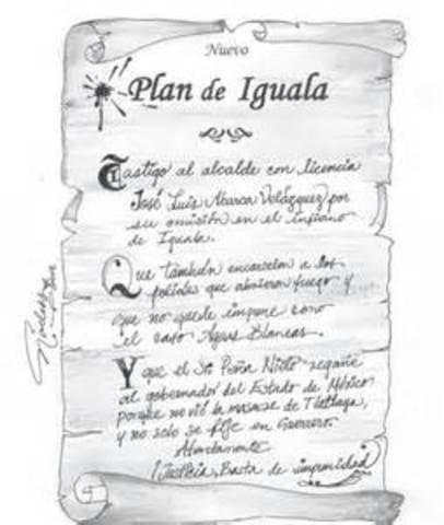 Plan de Iguala. con el fin de incluir a los insurgentes en un movimiento de independencia aún ligado a la monarquía borbónica. El resultado de los acuerdos quedó inscrito en el Plan de Iguala, proclamado el 24 de febrero de 1821.