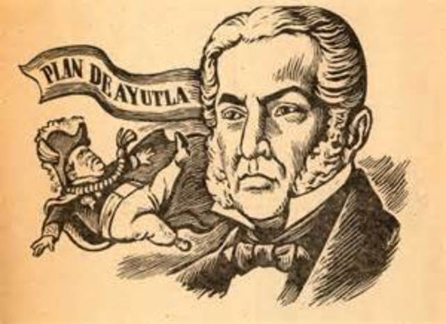 El Plan de Ayutla, estalló una revolución liberal, objetivos centrales derrocar la dictadura de Santa Anna