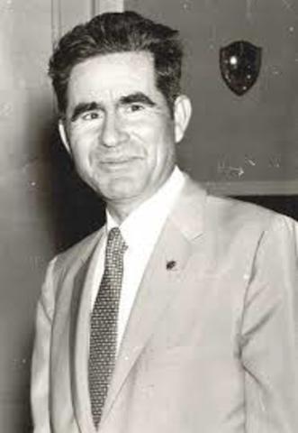 Periodo: Dic 1, 1953 a Nov 30, 1959 Braulio Maldonado Sandez