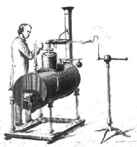 Motor de vapor (Inglaterra 1705 Thomas Newcomen)
