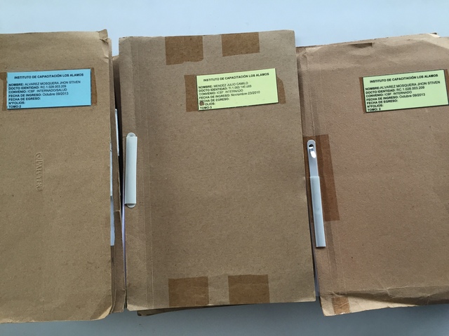 1er encuentro para conocer a los tres niños a intervenir, y para leer sus expedientes.