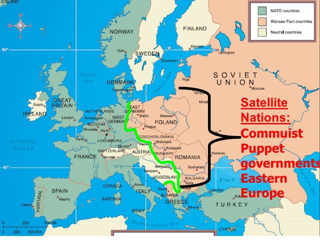 Stalin creates satellite Countries