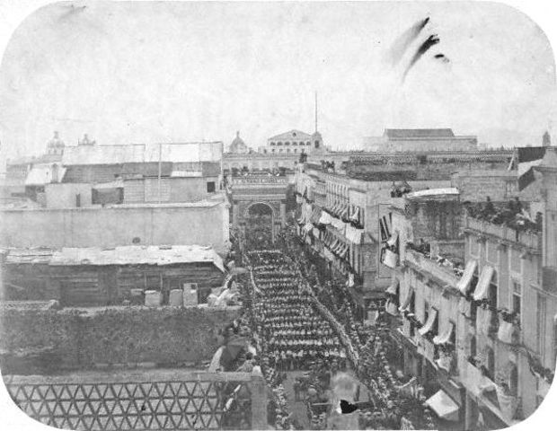 Entrada de Juárez a la Capital