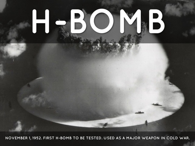 Hydrogen Bomb Exploded in Pacific