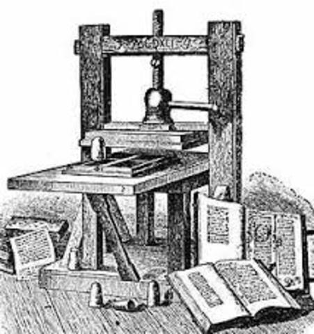 INVENCIÓN DE LA IMPRENTA POR GUTENBERG