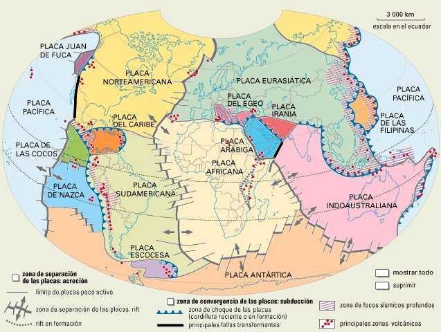 Teoría de la tectónica de placas