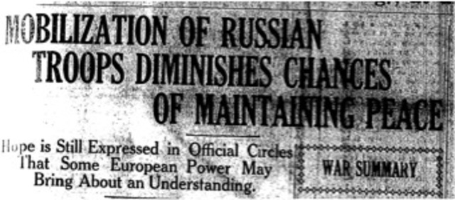 Russia mobilizes its armed forces