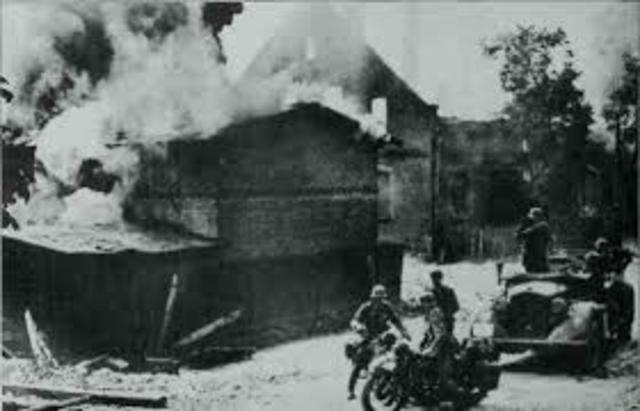 German army unleashes series of attacks