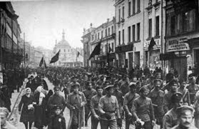 Bolsheviks seize government