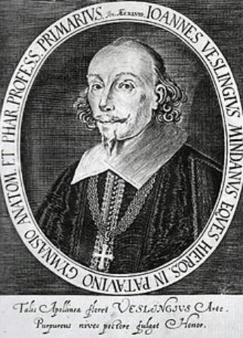 JOHANN VESLING 1598-1649