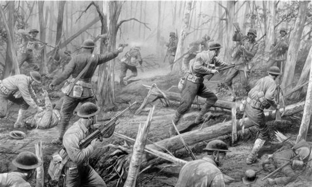 Germany's attack on Chateau