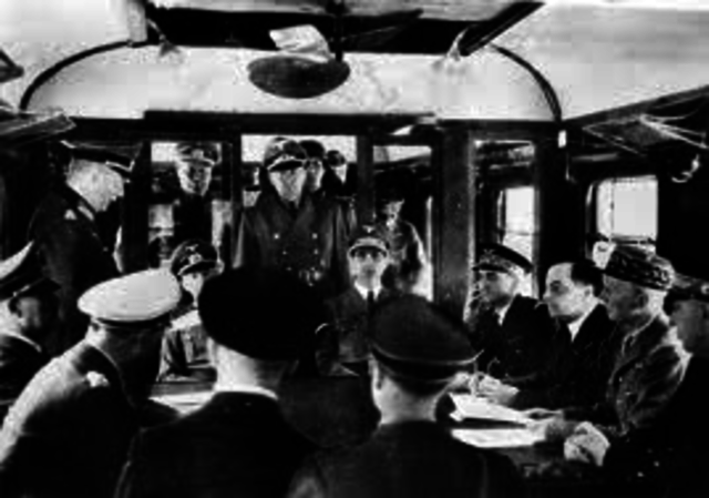 France signs armistice with Germany