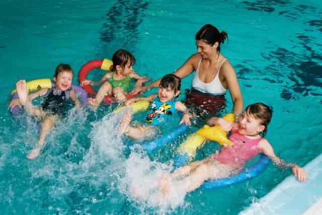 The first day I did swimming