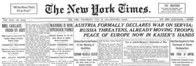 On July 29, 1914 Austria- Hungary Declared War on Spain