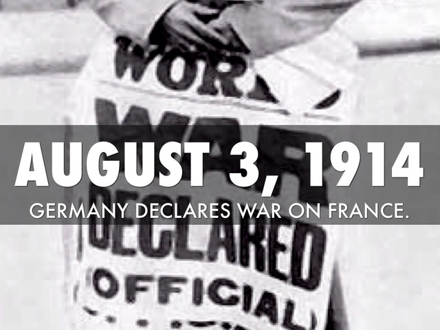 Germany declares war on France
