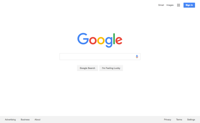 Поисковая система Google.