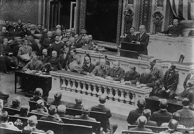 April 2, 1917- Woodrow Wilson declared war on the Central Powers