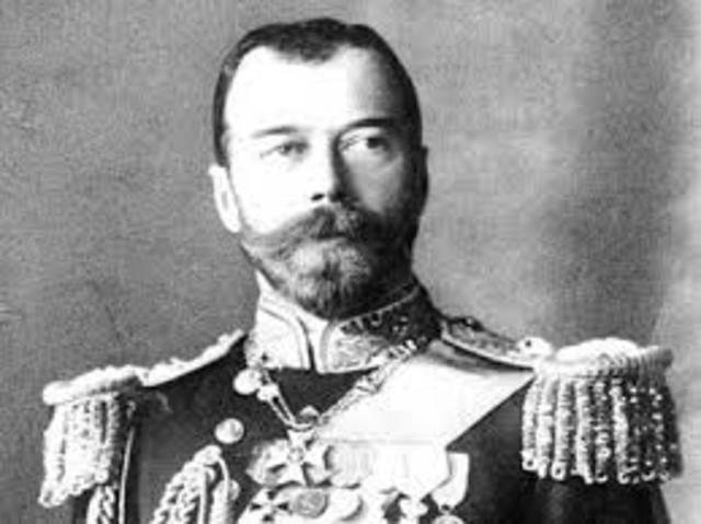 Russia has military defeats and food shortages March 8th 1917 led to an uprising and when Tsar was overthrown a new government kept Russia in the war