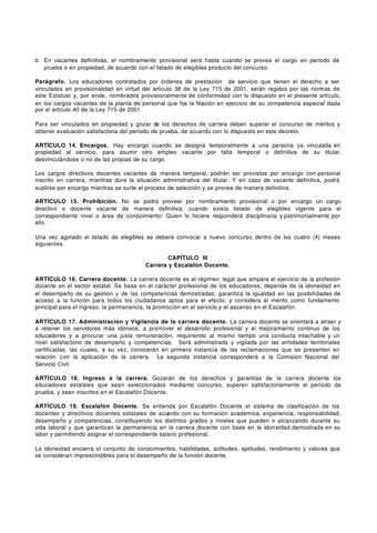 Decreto 1278/ Junio de 2002