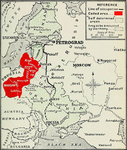 Russia and Germany Sign the Treaty of Brest- Litovsk: Takes Russia Out of the War