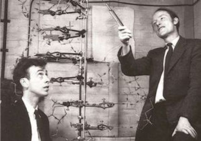 Ανακάλυψη της δομής της διπλής έλικας του DNA.