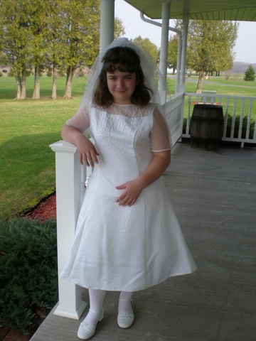 I made Fisrt Communion.