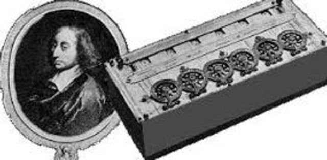 1646-Invención de la calculadora mecánica.
