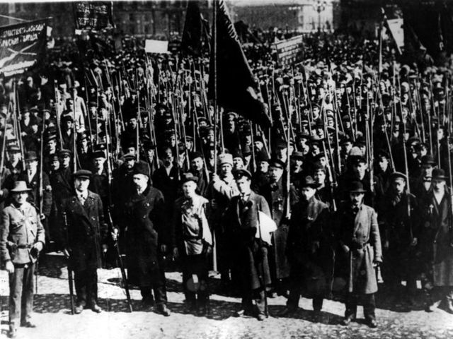 Russian Revolutions; the Bolsheviks seized the government