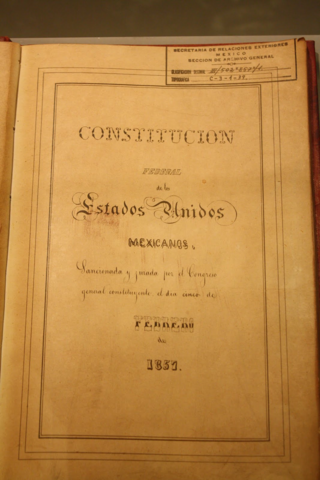 Constitución Política de la República Mexicana