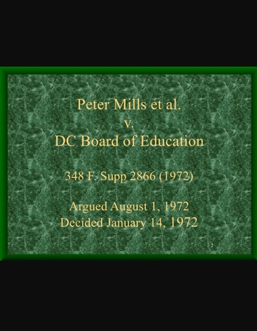 Mills v. The Board of Education in D.C.