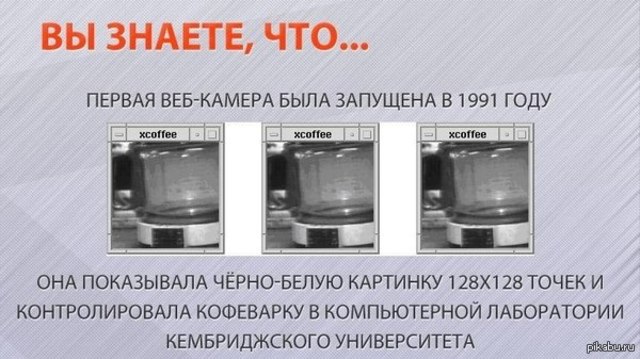 Первая веб-камера