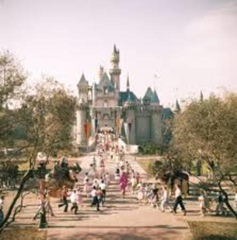 The first ever Disney park was built.