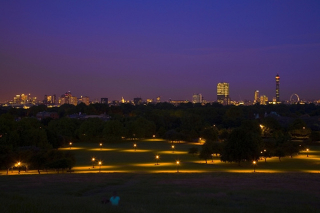 Filming at Primrose hill