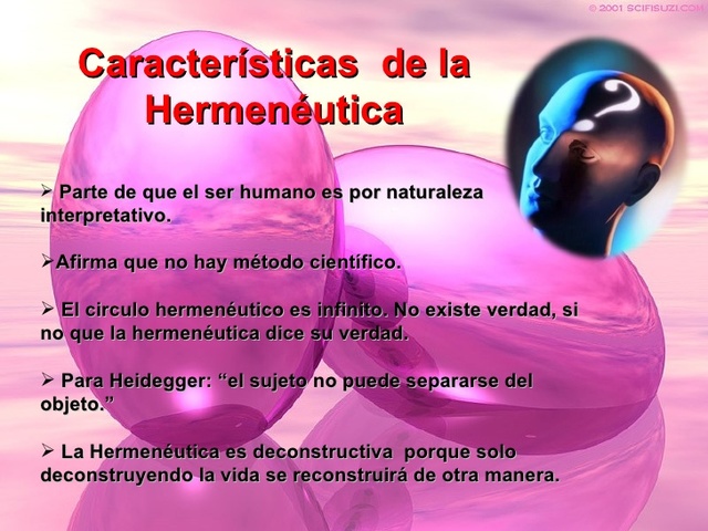 La pedagogía hermenéutica