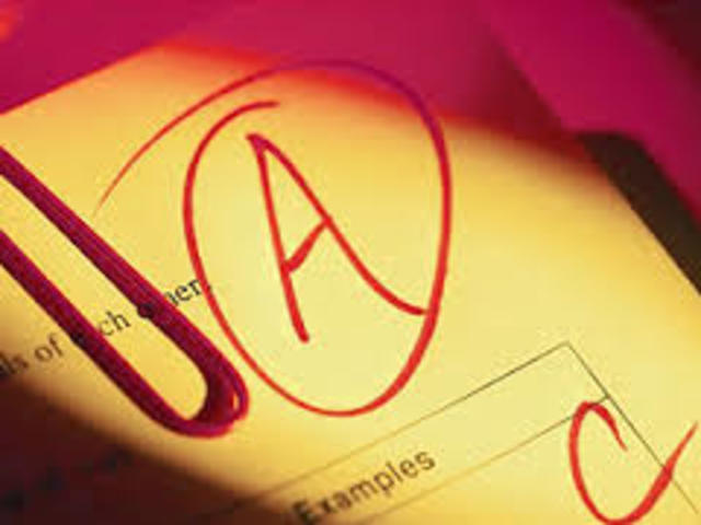 My first exam in english