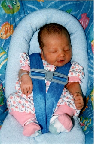 My trip home from the hospital two days after I was born