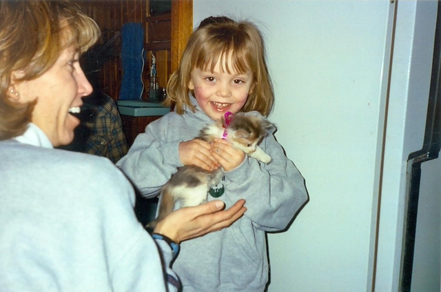 When I got my cat, Ariel.