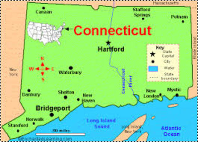 Connecticut was founded as a colony