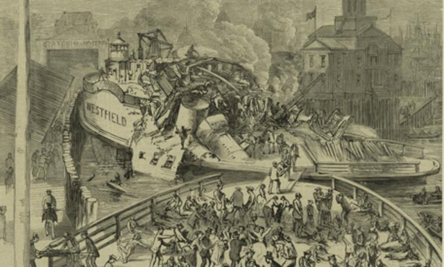 Explosion on Staten Island