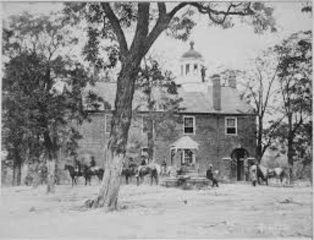 Cavalry clash at Fairfax Court House