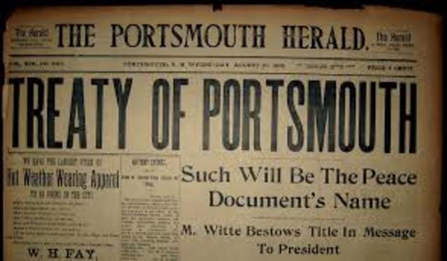 20.	1905 treaty of ports mouth