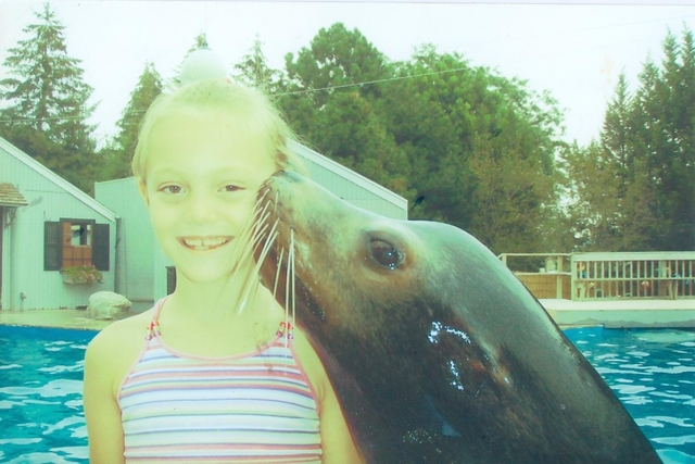 The seal class at the Milwaukee Zoo.