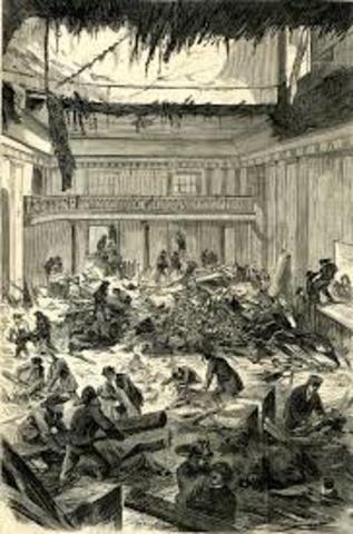 Capitol building collapsed