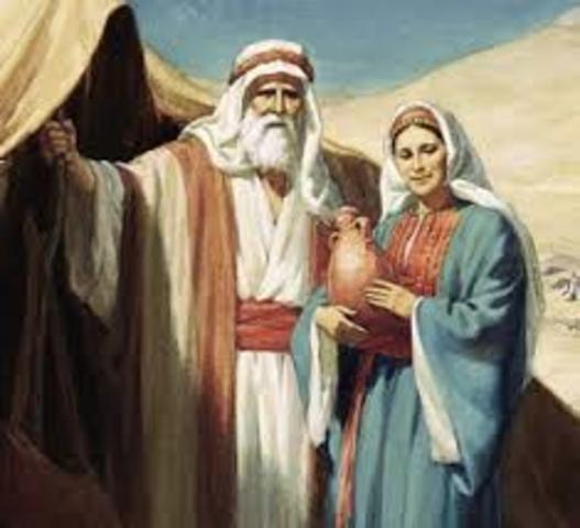 Abraham had a son with his wife sarah