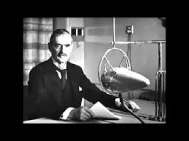 British and French declaration of war on Germany